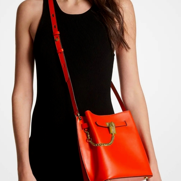 MICHAEL Michael Kors Hamilton Legacy Medium Messenger Bucket Bag-- NWT - Picture 14 of 14